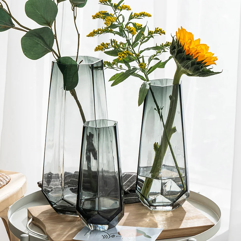 

Vases Nordic Terrarium Home Decoration Accessories For Living Room Adornos Para Casa Decoracion Sala